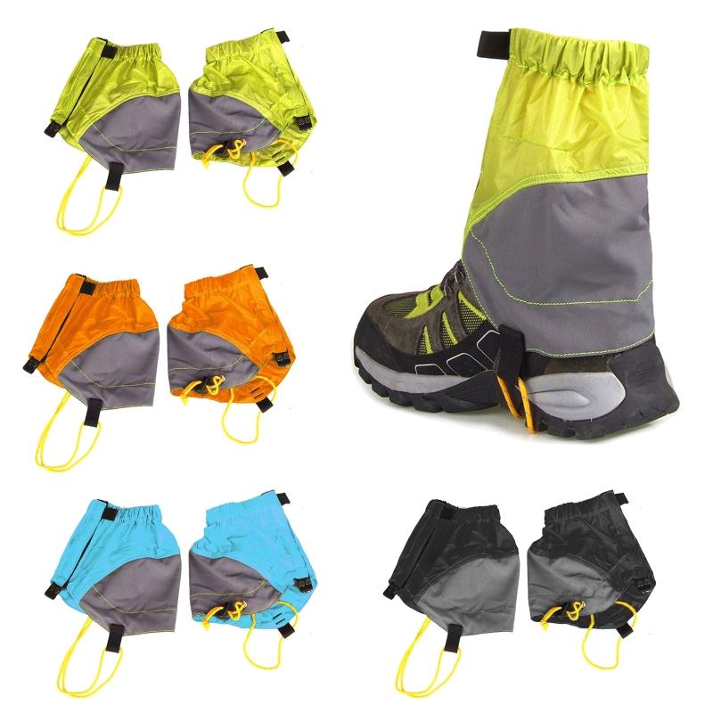 Adjustable Snow Boot Gaiters Waterproof Hiking Leg Gaiters Breathable Shoe Gaiters for Men & Women Warmer Shoes Cover