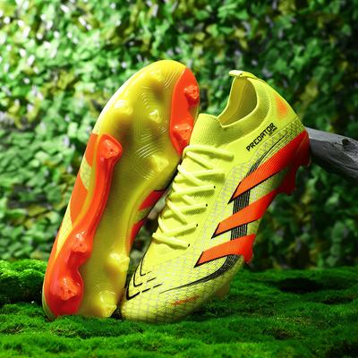 Große Größe High-Top Fußballschuhe Outdoor lange Stollen gebrochene Stollen Fußball Sport Kunstrasen TF rutschfeste Trainingsschuhe