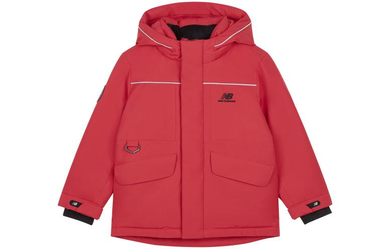 New Balance Kids Down Jackets Hooded Thickened 7PD4E063-RD 160