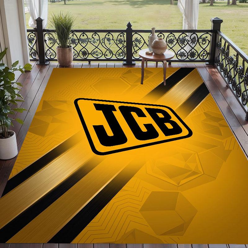 Soft Floor Carpet JCB Pattern Area Rug Decorative Mat For Home Room Decoration
