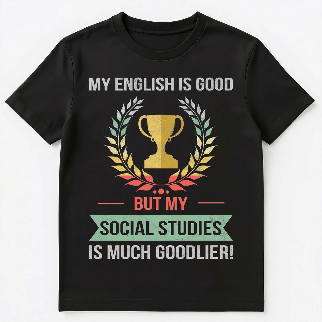 Funny Social Studies School Or College Subject Unisex T-shirt Tops Tees Unisex