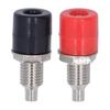 10Pairs Banana Socket 4mm Corrosion Resistance Stable Performance Widely Used Electrical Test Accessories