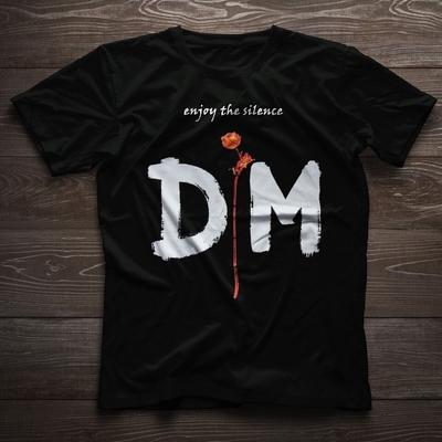 Depeche Mode Enjoy The Silence Heavy Cotton Black All Size Unisex Shirt A Unisex T-Shirt