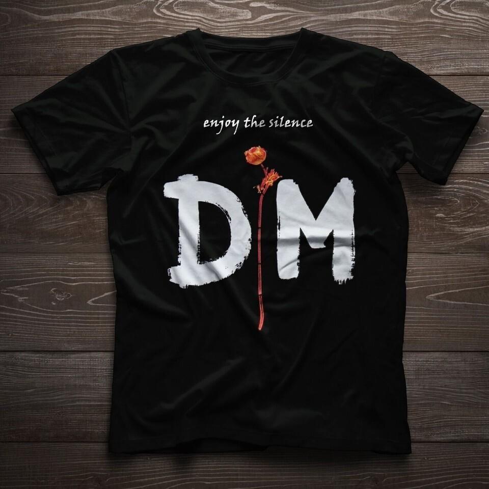 

Depeche Mode Enjoy The Silence Heavy Cotton Black All Size Unisex Shirt A Unisex T-Shirt XL