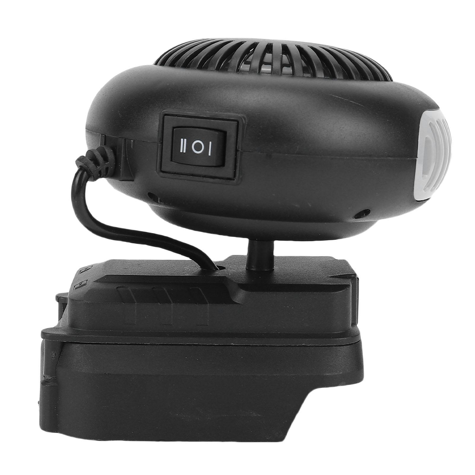 Konnwei Unisex Cordless Space Heater 170W 2 Gears Fast Heating Defogging Defrosting Battery Powered Heater Fan For Home Car Site