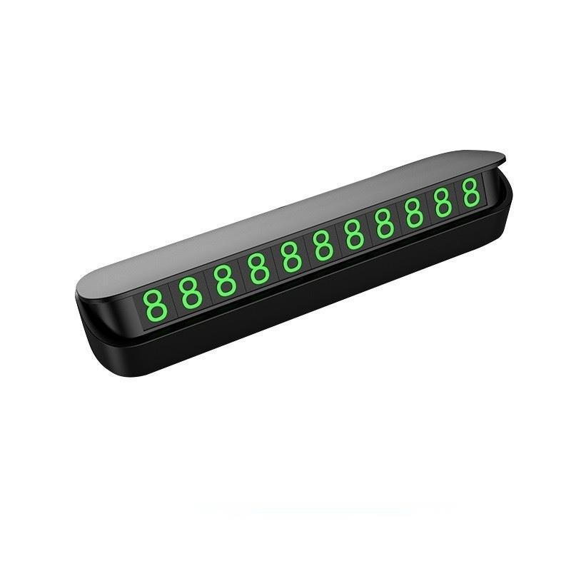 

Automobile Temporary Parking Card with Phone Number Car Park Stop Plate Accessory for Easy Parking Organization чорний