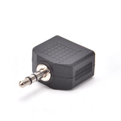 2 Adet Ses 3.5Mm Jack Erkek Çift Aux Dişi Kulaklık Y Ayırıcı Adaptörü