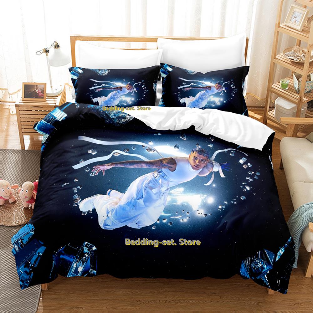 Rauw Alejandro Set Lenzuola Singolo Gemello Matrimoniale Queen King Size Set Lenzuola Letto Adulto Bambino Camera da Letto Tute Tre Pezzi Set Lenzuola Anime