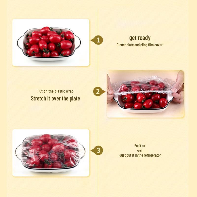 Elastic Food Grade Disposable Fresh-Keeping Film Cover for Leftovers