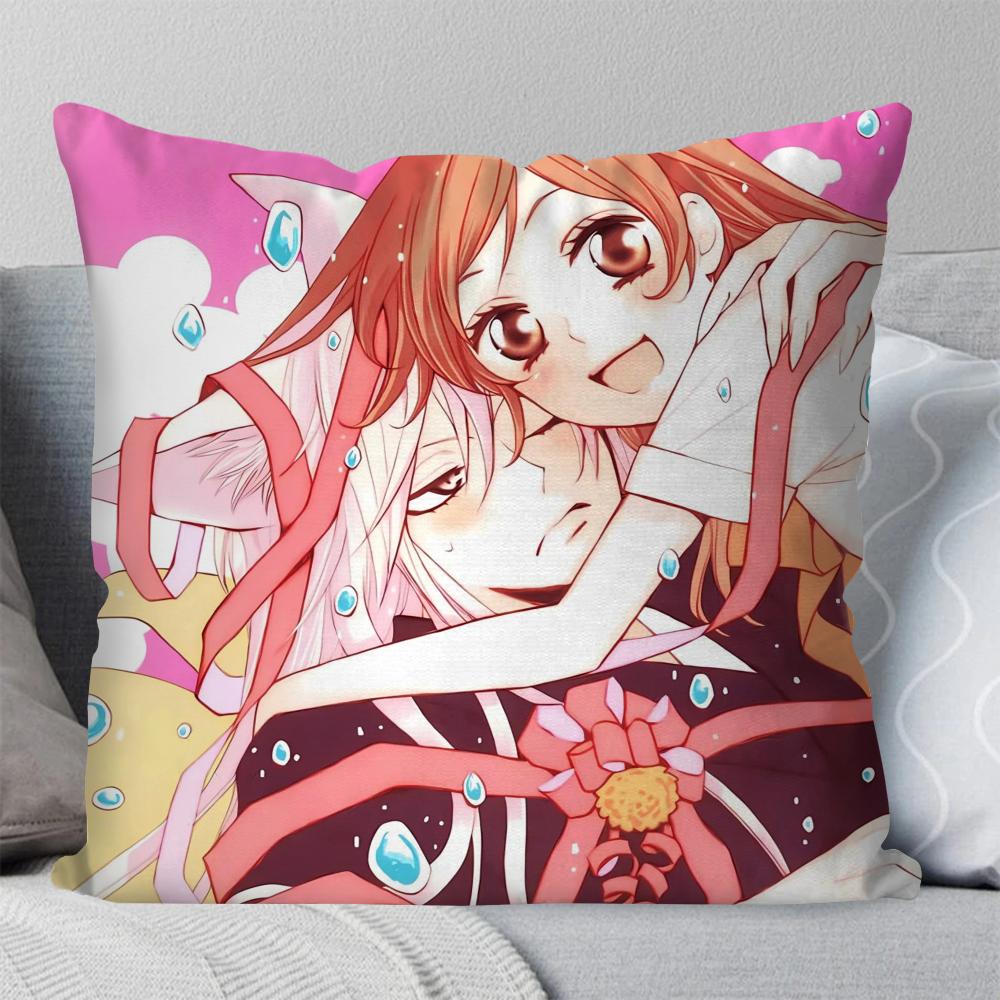 Kamisama Love Anime Pillow Case Square Pillow Bedroom Sofa Leisure Comfort Cushion Car Living Room Home Decoration 40X40