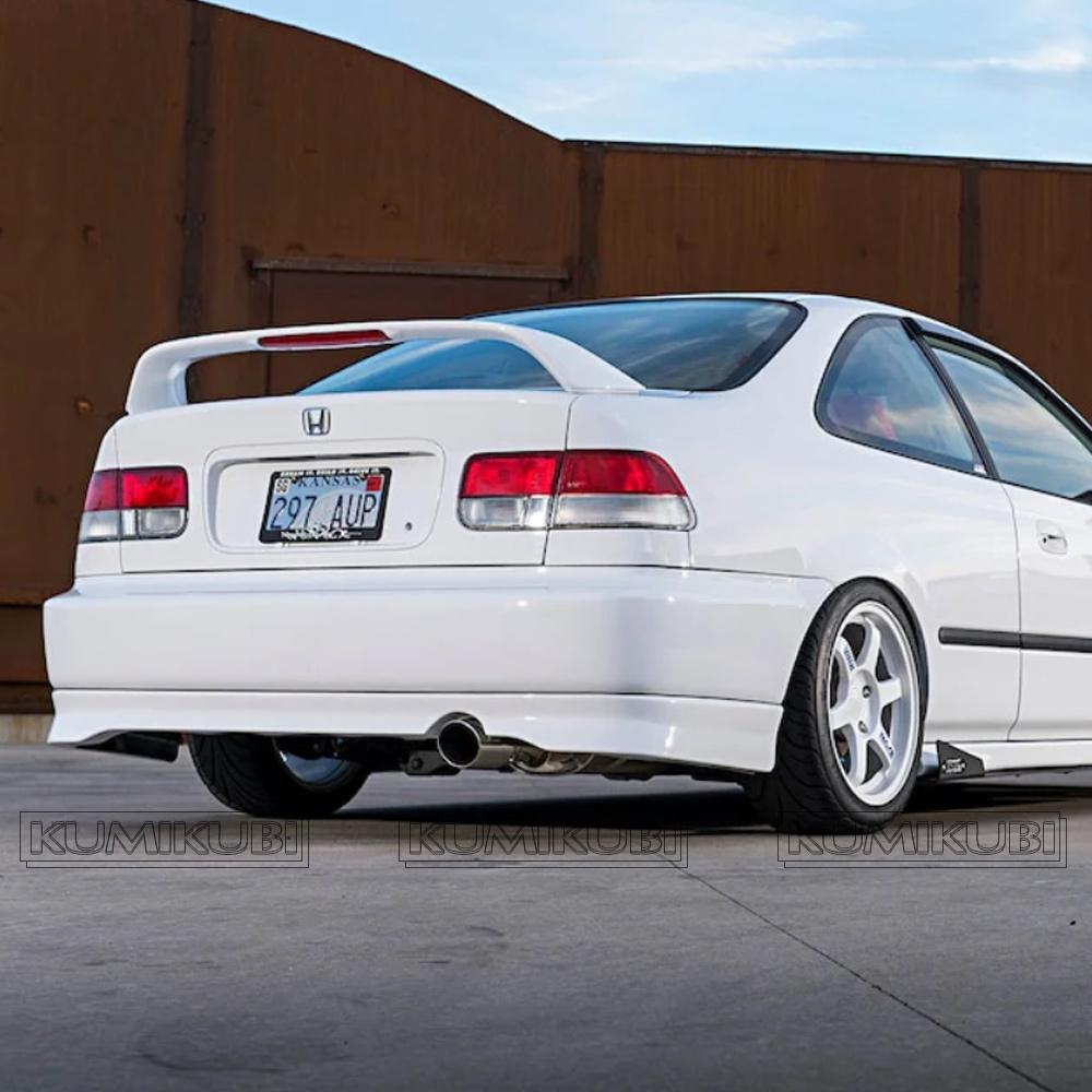 Gloss Black JDM Spoiler With LED