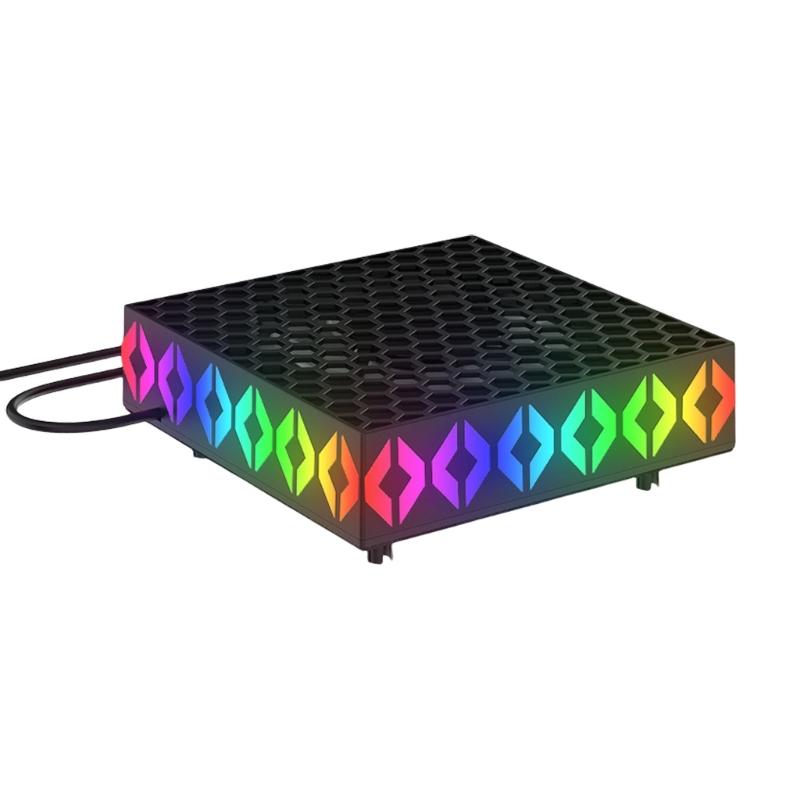 Upgrades Cooling Fan with LED Display Auto Cooling Fan Featuring Temperature Controlled Cooling System for Game Consoles