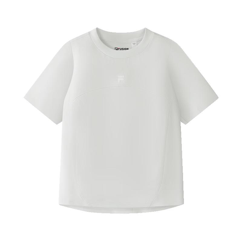 FILA FUSION Women s Loose Fit Knitted Short Sleeve T-shirt XL