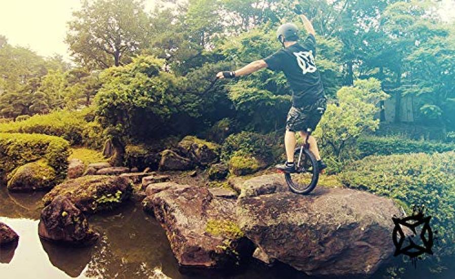 Ides Велосипед-одноколесный Ninja 20 дюймов для учеников средней школы и взрослых, красный/черный