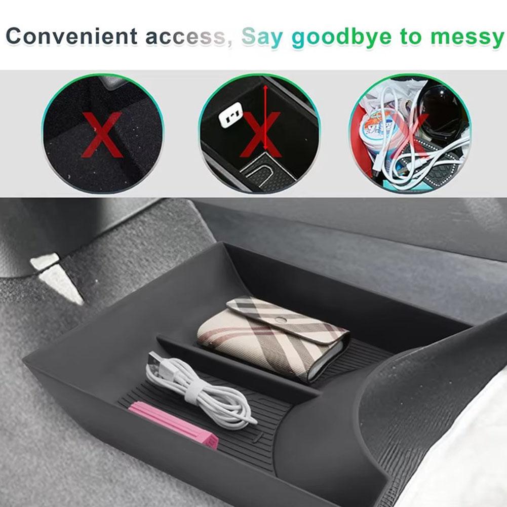 Pro Volkswagen ID.UNYX Auto Centrální Úložný Box Organizér Přihrádky Spodní Vrstvy Středové Konzoly Auto Příslušenství