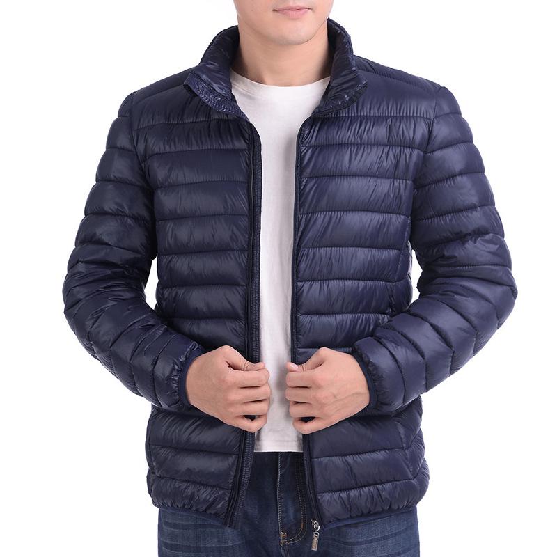 Men's Light Cotton-Padded Jacket for Middle-aged and Elderly - Fall/Winter Style