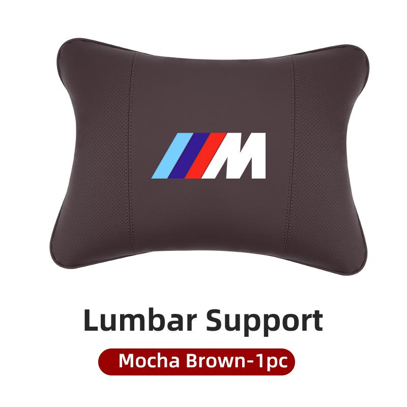 2025 Hot Car Seat Lumbar Neck Pillow Headrest Cushion Waist Interior For BMW X1 X2 X3 X4 X5 X6 X7 G20 G30 6GT E46 E90 E60 F10 E3