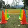 2 Pack Sports Training Cones Plastic Marker Training Traffic Cones for Skate, Soccer, Football, Assorted Colors, 12 Inch