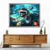 Huacan 5D DIY Diamond Painting Raccoon Full Drill Square Diamond Embroidery Animal Mosaic Goldfish Handmade Gift