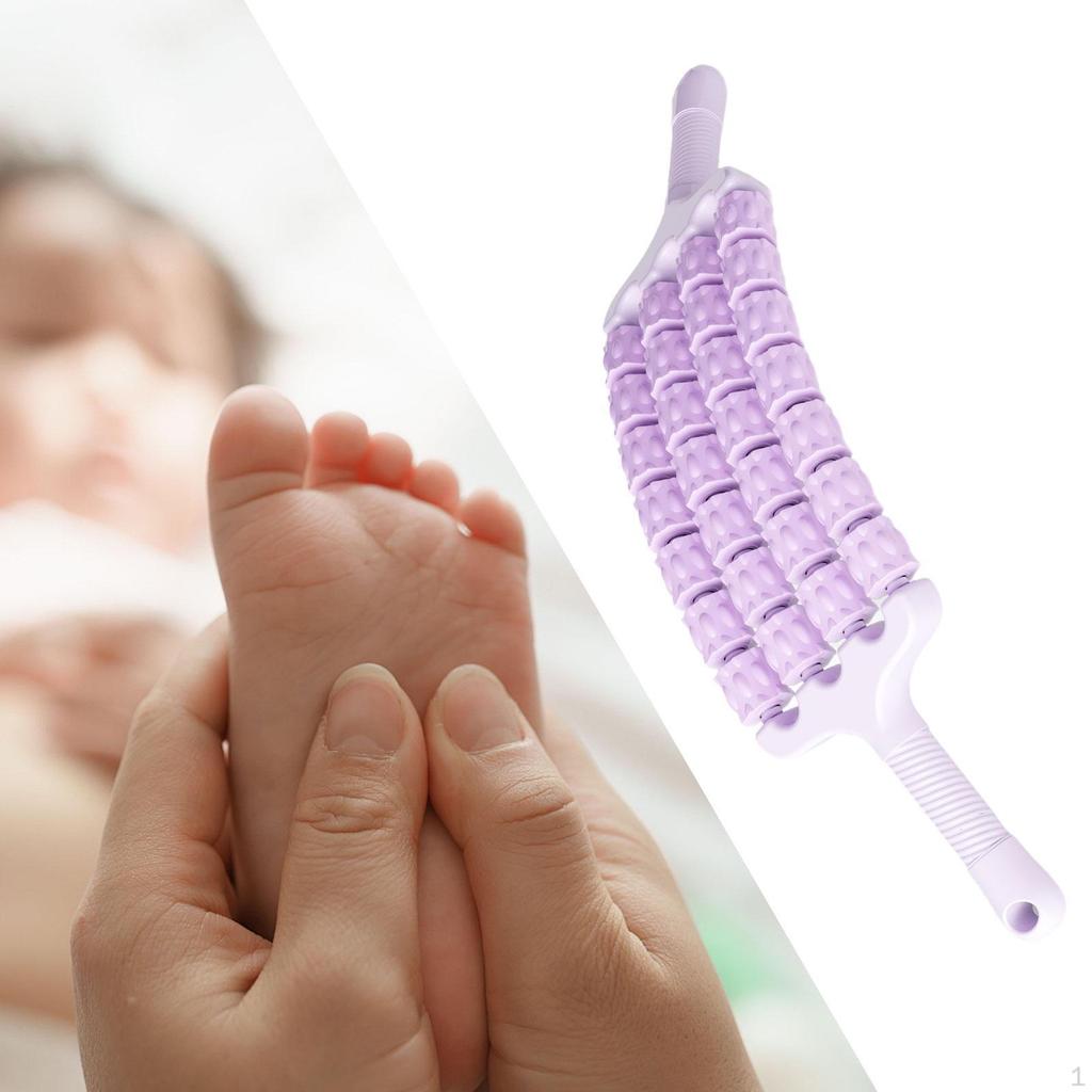 Massage Roller Sticks Anti Slip Handle Lightweight Massages Tool for Fitness