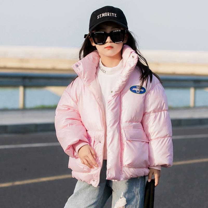 Lässige Baumwollkleidung für Kinder im Herbst und Winter, verdickte Jacke für Jungen und Mädchen