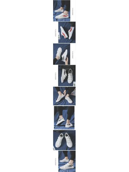 Pánské jarní plátěné boty na suchý zip v korejském stylu – Bílé, prodyšné, všestranné ležérní trendy plátěné boty