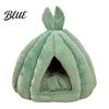 Velvet Pet Cushion Shape Dog Warm Bed Nest Winter Closed Cat Cactus Ball Cage