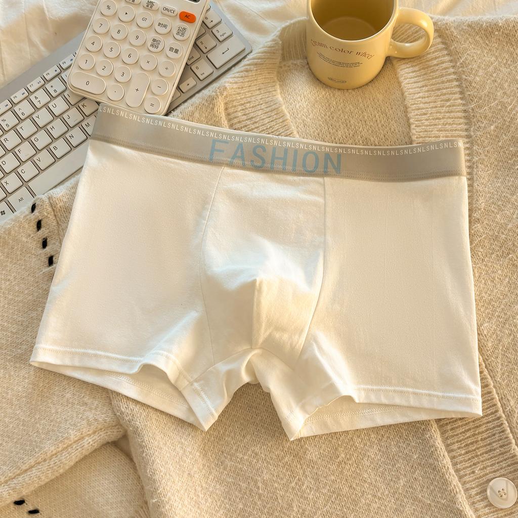 Large Size Men's Spring and Summer Cotton Loose Breathable Sports Youth Boxer Briefs