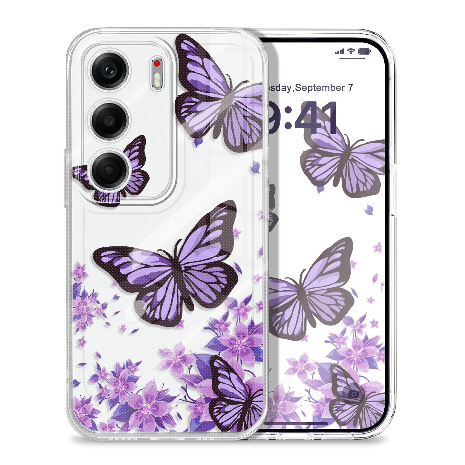 

Sky Butterfly Transparent Phone Case For Tecno Spark 30 30C 20 10 Pova 7 4 Pro Plus Ultra GO Tecno Camon 40 Pro 5G TPU Cover Tecno Pova 7 Ultra прозрачный