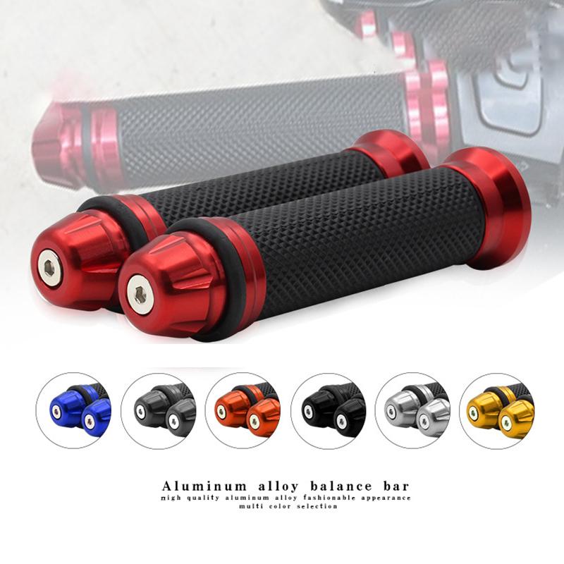 JWOPR Motorcycle Handlebar Cover High Quality Aluminum Alloy Handlebar Rubber Cover for Motorcycle Modification