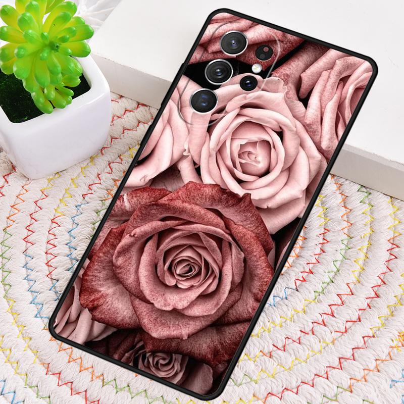 Pink Aesthetic TPU Phone Case For Samsung Galaxy Note 10 Pro S26 S25 S24 S23 S22 Ultra Plus S21 FE S20 Shockproof Cover