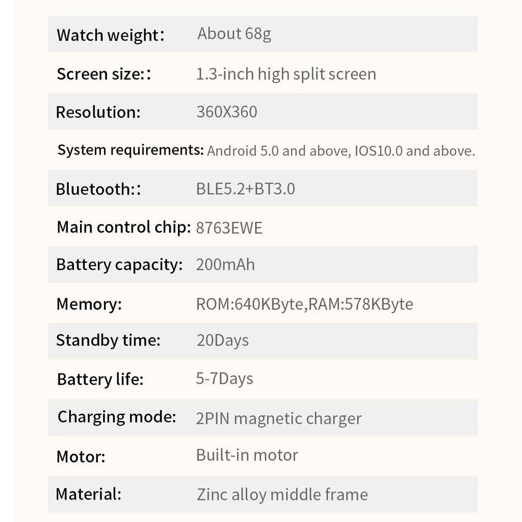 LUCKY START Rose Gold Smart Watch Bluetooth Call Lady 100+ Sports Mode Fitness Health Monitor Women Smartwatch for IOS Android NX19