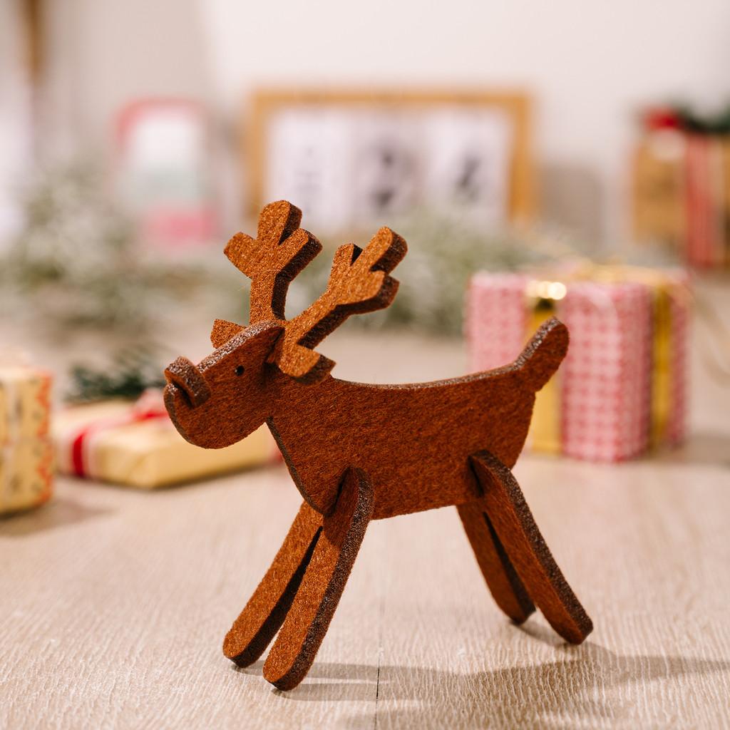 

Красный Большой Праздничный Сделай Сам Фетровый Олень Для Веселого Декора Рождество Brown Small Reindeer
