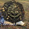 1PC Warner Hogwarts__Floral Automatic Open/Close Umbrella with Windproof, 36-Rib Sturdy Canopy, Durable Ribs1253A