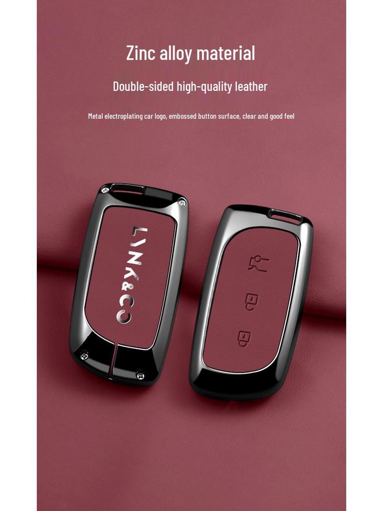 Lynk & Co 900 Schlüsselanhänger Mod Kit für 2025 Z20 Neue Energie Z10 - Metallschließe Schale für Herren