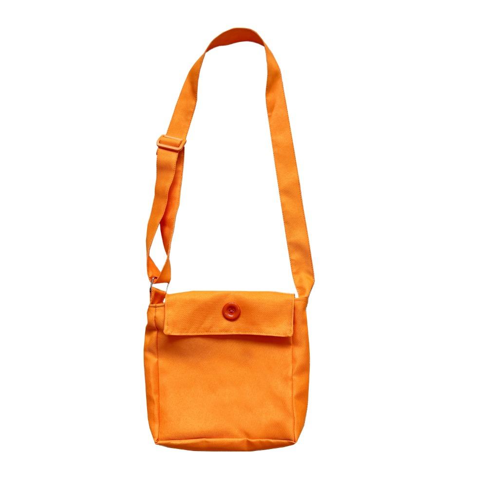 

Cute Cloth Small Crossbody Bags Square Shape Adjustable Strap Shoulder Bags Orange Color Handbags for Women Girls Children оранжевый