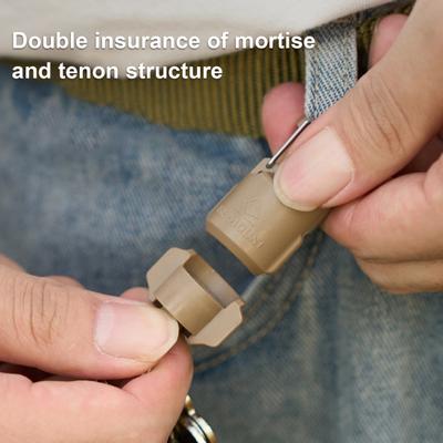 Magnetic Keychain Portable Carabiner Clip Quick Release Key Ring Holder Heavy Duty Camping Climbing Backpacking Hiking Hanging Buckle