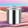 SIFAR Stainless Steel Commercial Stock Pot with Lid