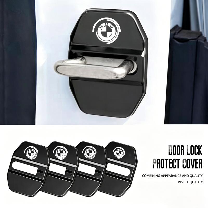 4Pcs Car Styling Car Door Lock Covers Protection Accessories Sticker For BMW G80 G06 G07 G42 G14 G15 G16 F82 M M2 M3 M4 M5 M6 LL3