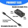 Portable USB C Amplifier 32bit 384KHz USB C to 3.5mm 4.4mm Adapter with CS43131 Chip USB C Headphone Adapter for Phone