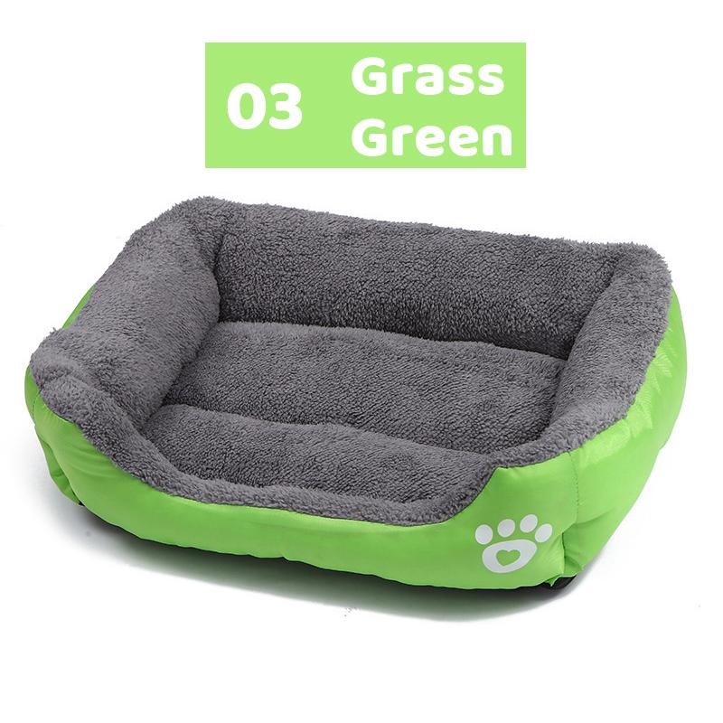 Square Comfortable Double Sided Available Large Pet Dog Sofa Bed 19 Colors Picture Memory Foam Pet Bed Solid Stocked