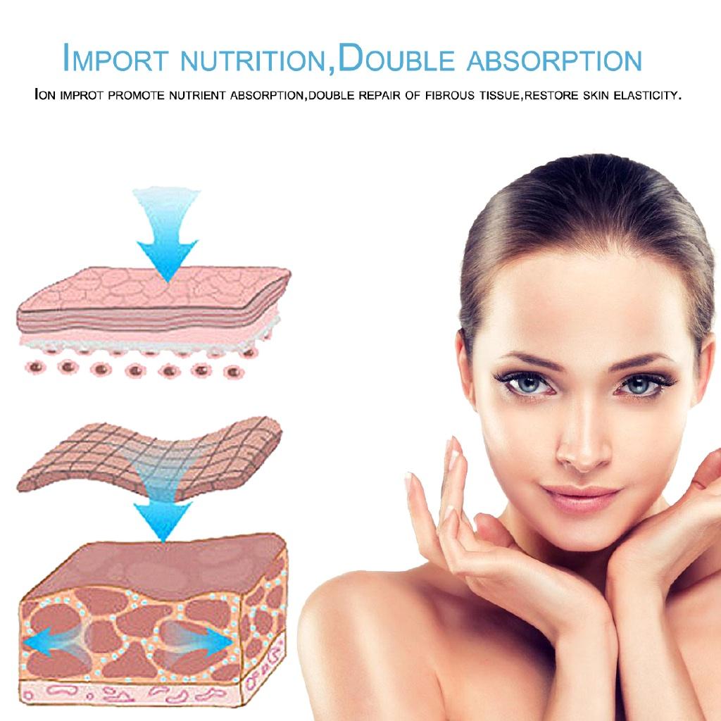 100-240v Cryo Heating Therapy Skin cool Electroporation Needle Free Mesotherapy Machine 50w Hot Cold Hammer Facial Anti Aging Beauty
