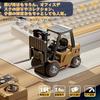 1/64 Scale RC Mini Alloy Forklift, Remote Controlled by Smartphone App or Remote Control, 2.4GHz Rechargeable, Liftable, Perfect Gift for Kids, Deskto