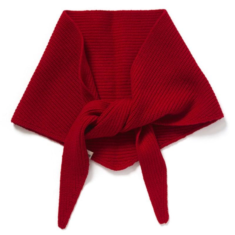 Between A and B Cashmere Wool Blended Petit Muffler_3 Colors