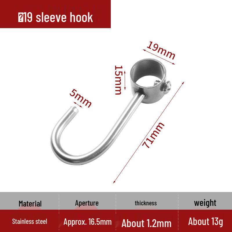 Stainless Steel Round Flange Base Wardrobe Clothes Rail Holder and Towel Rack Fixing Accessories.