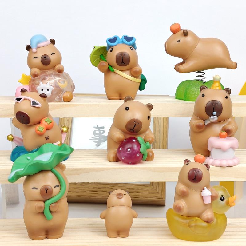 Capybara Character 6cm Pvc Desk Decor For Children And Office Use
