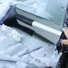 Extendable Aluminum Snow Brush Ice Scraper for Car Windshield Extra-long Design