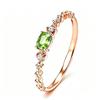 Twelve Zodiac S925 Sterling Silver Adjustable Ring with Colorful Gemstones for Women