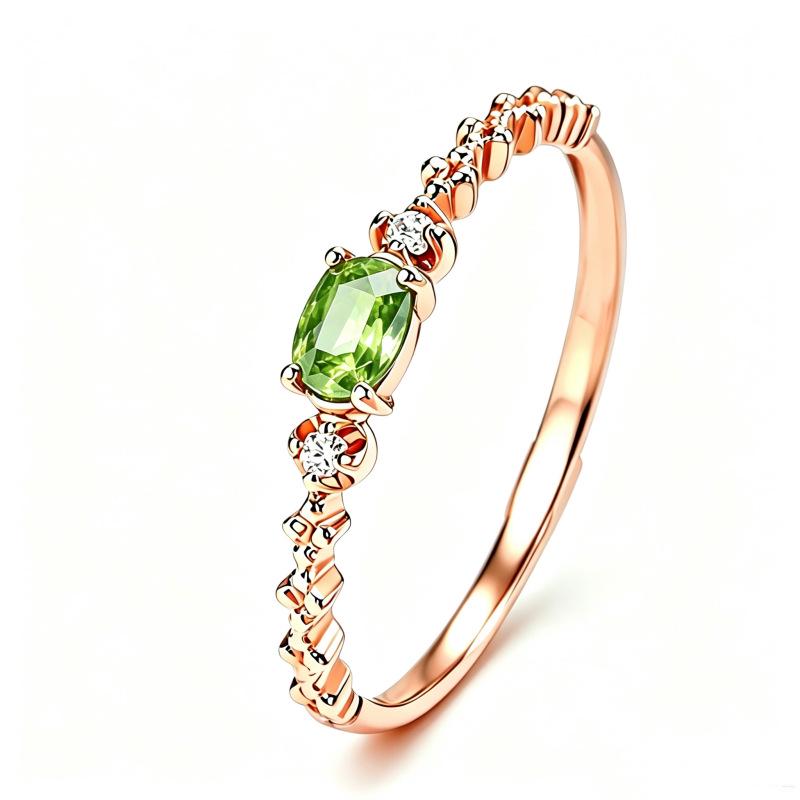 Twelve Zodiac S925 Sterling Silver Adjustable Ring with Colorful Gemstones for Women