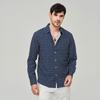 Men's Comfortable Printed Loose Shirts Long Sleeve Button Up Shirt Casual Beach Holiday Shirt for Men Lightweight Vintage Breathable Soft Lapel Shirts
